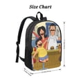 thumbnail image 2 of Bob'S Burgers Backpack, Large Capacity 17 Inch Laptop Backpack, Durable Casual Daypack, Water Resistant, 17.3x12.2x5.5 Inch, 2 of 8