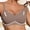 Coffee, variant on SHARICCA Womens Smoothing Wireless Bra Comfort Push Up Bra
