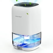 AUZKIN Mini Air Dehumidifier (35oz 1000ml) for Home 2200 Cubic Feet 260 Sq.ft