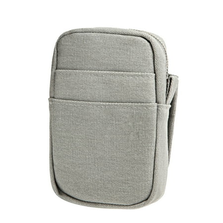SUSHANG Couple Waist Bag Mobile Phone Bag Canvas Vintage Camera Bag Wallet Mobile Phone Bag Low Waist Leggings for (A  One Size)