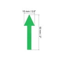 thumbnail image 2 of Uxcell 2x1" Arrow Sticker Directional Sign Adhesive Removable Floor Decal Green 4Set / 40Pieces, 2 of 6