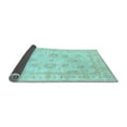 thumbnail image 2 of Ahgly Company Indoor Square Oriental Light Blue Traditional Area Rugs, 5' Square, 2 of 4