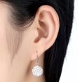 thumbnail image 3 of Pendientes con colgante de bola de plata de ley 925 para mujer, adolescente, niña, pendientes de bola brillantes, par de 8 mm Sailing Electrónica, 3 of 5