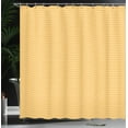 thumbnail image 3 of Ambesonne Art Deco Shower Curtain, Minimalist Floral Like, 69"Wx84"L, Marigold and Beige, 3 of 4