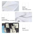 thumbnail image 2 of Yayeee Kitchen Hanging Hand Towels Set of 2 with Loop Bathroom Absorbent Tie Towel, Blue and White Cat, 2 of 7