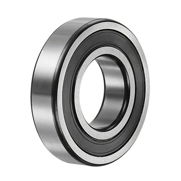 6207-2RS Deep Groove Ball Bearing,35 x 72 x 17mm C3 Double Rubber Sealed Chrome Steel Bearings,Black,1 Pack