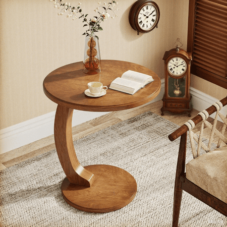 Wood End Table