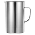 thumbnail image 4 of Taza medidora de acero inoxidable de 2000 ml, taza para espumar leche con nivel de marcado y asa, jarra medidora de laboratorio, jarra medidora graduada, tazas para mezclar café, jugo y espresso, 4 of 7