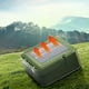 thumbnail image 4 of Lámpara solar portátil para acampar | 4 modos Lámpara LED fuerte | Recargable, Pantalla de Encendido | Verde compacto de 4", cargador USB, linterna de emergencia para senderismo al aire libre, 4 of 6