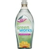 Green Works Dishwashing Liquid, Water Lily, 22 oz