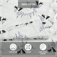 thumbnail image 6 of Eddie Bauer Dog Friends White Cotton Flannel Full Sheet Set, 6 of 9