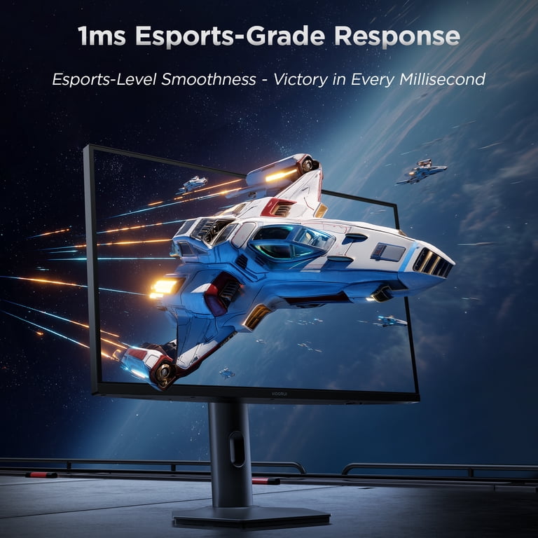 KOORUI, 27‚Äù 4K UHD QD-Mini LED Gaming Monitor, 160Hz/320Hz, HDR