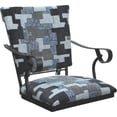 thumbnail image 3 of Aluminum Outdoor Indoor Counter Stool 26"-Jenna PBArms-Craft Flint Fabric - Gray, 3 of 4