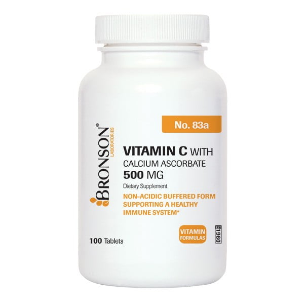 Bronson Vitamin C 500 Mg. Buffered IMMUNE SUPPORT, 100 Tablets
