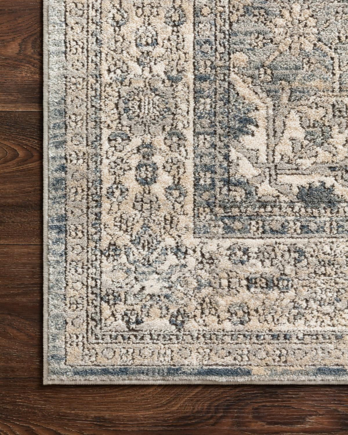 Loloi Teagan Sky / Natural 2'-8" x 10'-6" Runner Rug