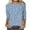 A02-Blue, variant on Maqroz Business Tops for Women Blouses 3/4 Sleeve Casual Work Outfits for Women Womens Tops 3/4 Length Sleeves Khaki,L