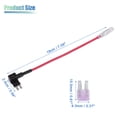 thumbnail image 3 of Unique Bargains 5 Set Universal Car Fuse Tap and Circuit Adapters 12V with 3A Blade Type Fuses, 3 of 8