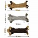 thumbnail image 2 of Juguetes para perros Squeaky para perros grandes | Paquete de Peluche de Pana Suave Indestructible | Paquete de 3 formas de cerdo vaca y perro | Juego de juguetes para masticar duro con papel, 2 of 7