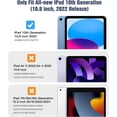 thumbnail image 2 of SUPNICE Kids Case with Built-in Screen Protector for New iPad 11-inch (A16) 2025 / iPad 10th Generation 2022(10.9 inch) with Shockproof Handle Stand Case for iPad 11/10.9 Inch,Blue, 2 of 8