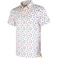 thumbnail image 1 of Chemises de Golf pour Hommes à Manches Courtes, Évacuation de l'Humidité, Ajustement Sec, Motifs Imprimés, Col à Revers, Performance Polo Chemises de Golf pour Hommes, 1 of 6