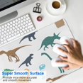 thumbnail image 4 of Long Mouse Pads for Desk,Colorful Dinosaurs Silhouettes Pattern Desk Mats on Top Of Desks, Desk Mouse Pad Extra Large with 3mm Non-Slip Base and Stitched Edge for Gaming,Office,Work,Home 31.5"x15.7", 4 of 6