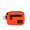 Orange, variant on Male Fashion Backpack Hanging Bag Canvas Card Holder Zipper Coin Purse Earphone Bag Short Wallet Storage Bag GREY