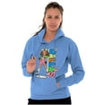 thumbnail image 3 of XOMG POP Cute Dallas Vibes Cartoon Women Plus Size Hoodie Brisco Brands 2X, 3 of 4