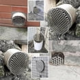 thumbnail image 6 of BinKFF Gutter Guard Leaf Filter Gutter Strainer & Downspout Guard - Better Than Roof Gutter Screen - Gutter Drain Cover & Gutter Down Spout Rain Protector, 4.9 inchs, 6 of 7
