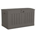thumbnail image 1 of Suncast 50 Gallon Plastic Deck Box with Molded Lockable Feature, Gray, 1 of 8