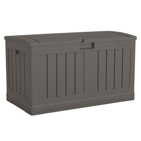 UPC 044365028545 product image for Suncast 50 Gallon Plastic Deck Box with Molded Lockable Feature  Gray | upcitemdb.com