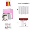 thumbnail image 1 of HLONK Computer & Office Portable Mini Thermal Inkless Printers Wireless Bluetooth HD Printers Available For Android And IOS Can Print Question Bank Photos Labels Documents Etc. Pink A, 1 of 9