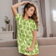 thumbnail image 3 of Fotbe Various Lemons Bata de Dormir para Mujer con Estampado, Camisón de Algodón de Manga Corta, Ropa de Dormir Casual, 3 of 6