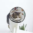 thumbnail image 1 of Hand-Drawn-Christmas-Elements-Design Soft Cat Dog Recovery Collar Adjustable Cat Cone Wound Healing Protective After Surgery for Puppy Cones After Surgery, 1 of 7