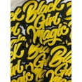 thumbnail image 2 of Gold & Black,"Drippin, Black Girl Magic" Iron-on Embroidered Patch, DIY Applique, Size 4", Small Patch for Hats, Jackets, Shoes, 1-pc, 2 of 10