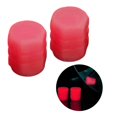 thumbnail image 2 of 2x Car Valve Caps Covers Valve Stem Caps Luminous for Universal Cars Electric Vehicle Red, 2 of 7
