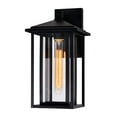 thumbnail image 1 of CWI Lighting Crawford 1 Light Black Outdoor Wall Light, 1 of 4