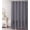 Dark Gray, variant on Psoiuetr Farmhouse Shower Curtain with A Ruffle Hem Dark Gray Boho Linen Shower Curtain for Bathroom 72"x72"