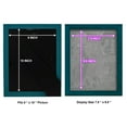 thumbnail image 4 of City Map of Boston -Framed Print w/glass-Ocean Blue, 4 of 7