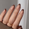 thumbnail image 1 of Presiona On Nails BtartBox Short Almond Winter French Tip, 1 of 7
