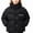 Black, variant on Teylalorva Girls Outerwear Jackets Stand Collar Zip Up Thick Warm Puffer Coat Long Sleeve Winter Outerwear（1-11） Beige Size 2T