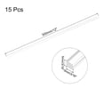 thumbnail image 2 of Uxcell Acrylic Square Rods Acrylic Dowel Rods Sticks Acrylic Plastic Sticks Strip for DIY Crafts 5mm x 300mm 15, 2 of 7