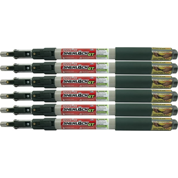 Wooster Genuine Sherlock GT 1'-2' Extension Pole 6-Pack, R097-6PK