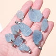thumbnail image 2 of Natural Aquamarine Irregular Rough Stone Pendant, 2 of 2