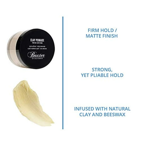Baxter Of California Clay Pomade For Men Matte Finish Strong Hold Hair Pomade 2 Fl Oz Walmart Canada