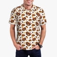 thumbnail image 1 of Fotbe Turkey And Thanksgiving3 Camiseta Polo de Golf para Hombre con Estampado – Camisa Deportiva Transpirable con Cuello Abotonado-Small, 1 of 6