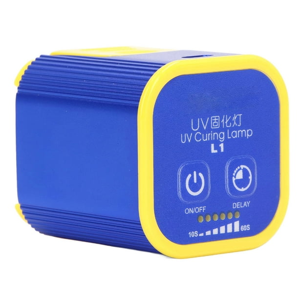 Luz De Curado UV, Longitud De Onda De 395-400 Nm Luz Negra Interfaz Tipo C Amplia Utilidad 5-7 W Para Resina