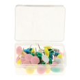 thumbnail image 1 of Abbracc 45 Pcs Piques à Pouce pour Tableau d'Affichage Projets DIY Plastique_d, 1 of 8