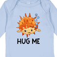 thumbnail image 4 of Inktastic Hug Me Cute Pufferfish with Bubbles Boys or Girls Long Sleeve Baby Bodysuit, 4 of 5