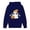 Navy, variant on ZHOGXU Girls Halloween Casual Hooded Sweatshirt Pumpkin & Ghost Print Long Sleeve Pullover Hoodie For Kids Streetwear,Navy,13-14 Years