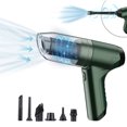 thumbnail image 1 of Aspiradora de Mano Inalámbrica 19000Pa Potente Succión y Soplado 3 en 1 Soplador de Aire y Bomba Manual Aspiradora 120W Alta Potencia Limpiador Portátil Sin Escobillas en Seco y Húmedo Aspiradora de M, 1 of 8